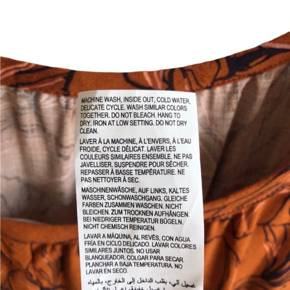 Addition Elle Maxi Dress Size X Tie Straps Autumn Floral - Picture 13 of 15